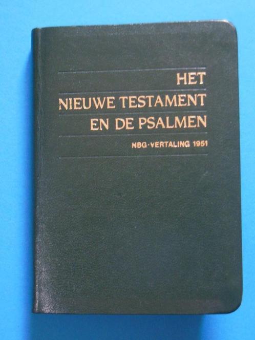 Nieuw Testament en de Psalmen - NBG vertaling 1951 - klein, Livres, Religion & Théologie, Comme neuf, Christianisme | Catholique