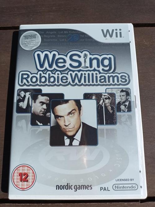 Wii We Sing Robbie Williams, Consoles de jeu & Jeux vidéo, Jeux | Nintendo Wii, Comme neuf, Musique, 3 joueurs ou plus, À partir de 12 ans