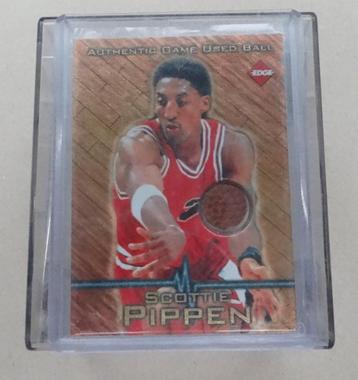 Scottie Pippen - 1997 Edge game used bball card #5 
