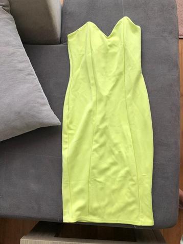 Lime color dress