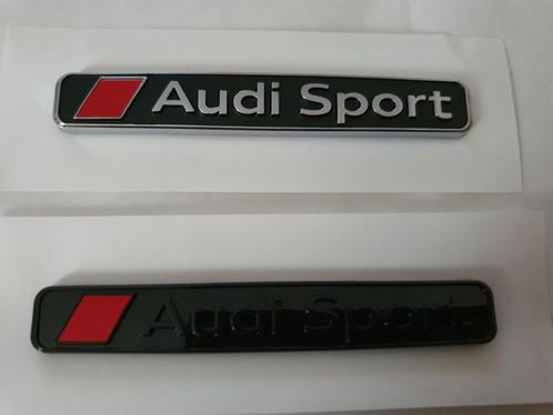 Autocollant logo pour coffre AudiSport > noir/noir brillant/, Autos : Divers, Autocollants de voiture, Enlèvement ou Envoi
