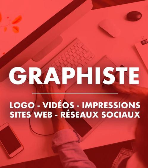 GRAPHISTE  Designer (Logo, impressions, sites web, vidéos), Diensten en Vakmensen, Drukwerk en Grafisch ontwerpers, Design of Ontwerp