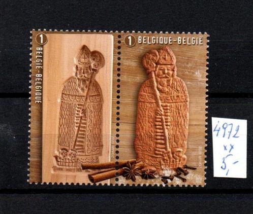 B0022 Speculaas en Sinterklaas  4972/3**, Postzegels en Munten, Postzegels | Europa | België, Postfris, Kinderen, Zonder stempel