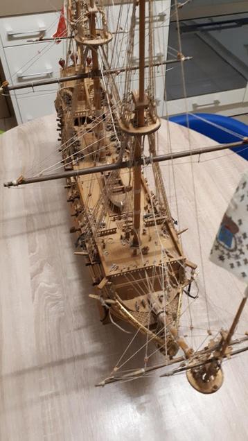 Modelbouwschip in hout "Le Mirage" van de firma Corel 