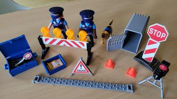 Playmobil City Action politie set + Playmobil Huifkar