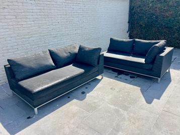 Tuinbankstel, 2x 2zit voor hoekbank. (Gratis)