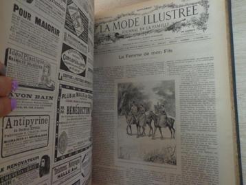 Reliure La Mode Illustrée supplément 1892-1893 super état