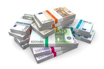 50 pièces Banderoles pour billets en euros 