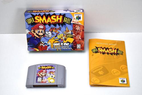 Super Smash Bros N64 | NINTENDO 64 en parfait état - NTSC US, Consoles de jeu & Jeux vidéo, Jeux | Nintendo 64, Comme neuf, Combat