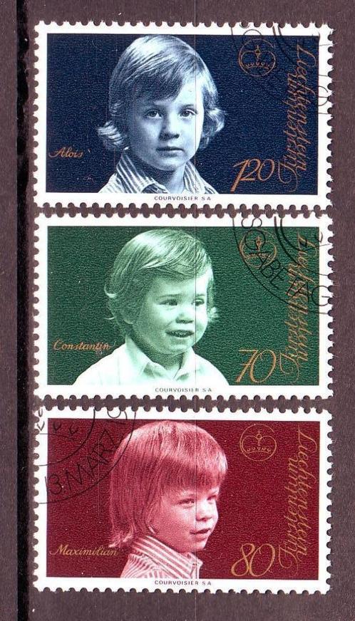 Postzegels Liechtenstein : tussen nr. 563 en 673, Timbres & Monnaies, Timbres | Europe | Autre, Affranchi, Autres pays, Enlèvement ou Envoi