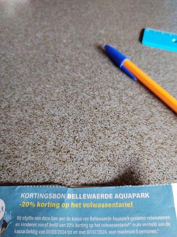 20 % korting op het volwassentarief Bellewaerde aqua