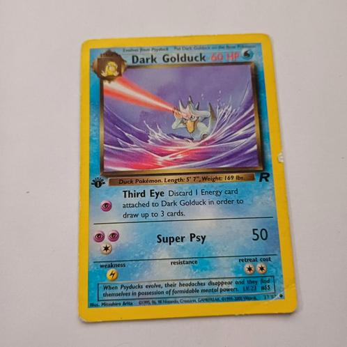 Pokémon 1st edition Dark Golduck Team Rocket 42/82, Hobby & Loisirs créatifs, Jeux de cartes à collectionner | Pokémon, Comme neuf