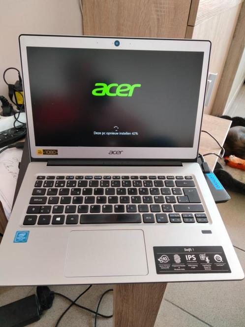 Acer Swift1, Informatique & Logiciels, Ordinateurs portables Windows, Utilisé, 13 pouces, SSD, Moins de 2 Ghz, 4 GB, Azerty, Enlèvement