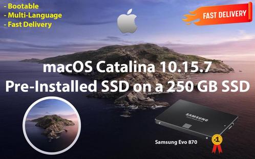 macOS Catalina 10.15.7 SSD Pré-Installé 250 Go OSX OS X, Informatique & Logiciels, Systèmes d'exploitation, Neuf, MacOS, Envoi