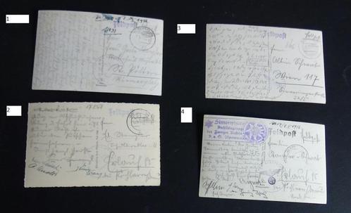 Cartes postales estampillées Feldpost (pièce fantastique ?), Collections, Cartes postales | Étranger, Affranchie, Allemagne, 1940 à 1960