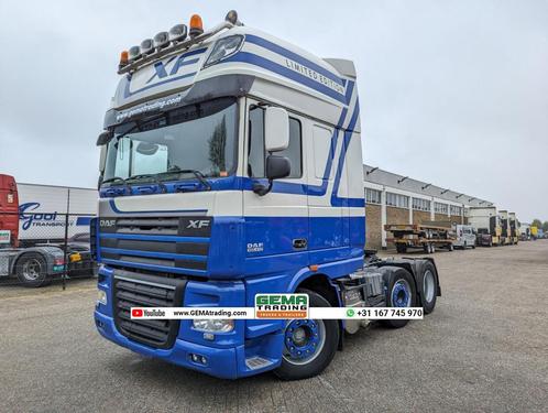 DAF FTG XF105.410 6x2/4 SuperSpaceCab Euro5 (T1322), Auto's, Vrachtwagens, Bedrijf, ABS, Airconditioning, Cruise Control, Electronic Stability Program (ESP)