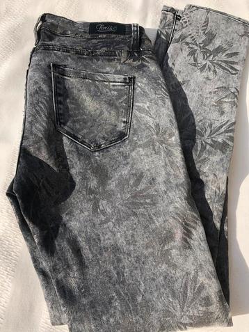 Jeans Toxik3 gris reflets 