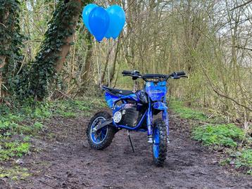 Mini cross Pitbike ULTRA 1000W 36V 3 speed max 30km/h Blauw