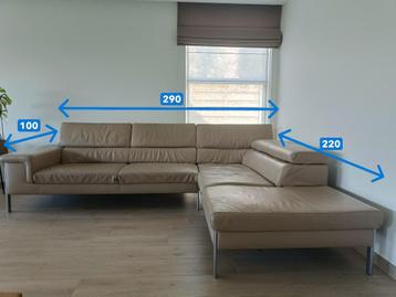 Lederen zetel - gratis af te halen