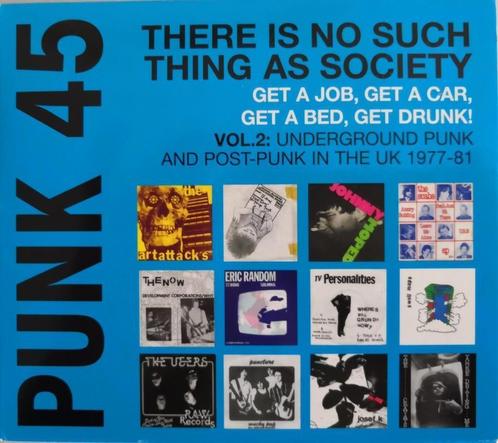 Punk 45 - Underground punk and post-punk in the UK (CDverz.), CD & DVD, CD | Compilations, Comme neuf, Rock et Metal, Enlèvement ou Envoi