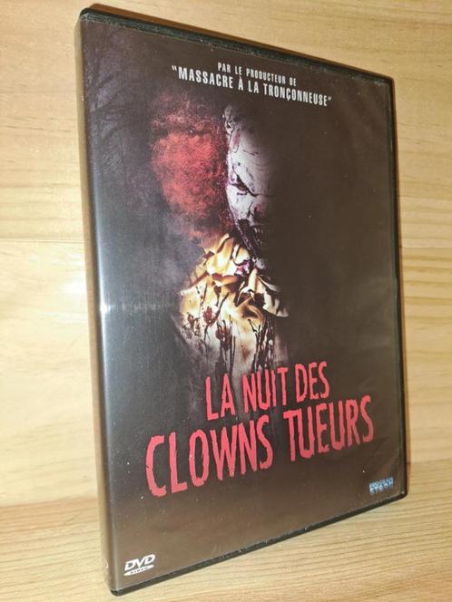 Nacht van de moordende clowns [DVD], Cd's en Dvd's, Dvd's | Thrillers en Misdaad, Zo goed als nieuw, Bovennatuurlijke thriller