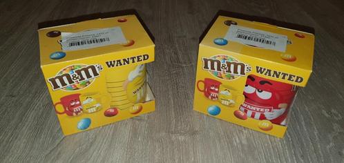 M&M's Mugs "Wanted" Red & Yellow - Collectors items, Verzamelen, Merken en Reclamevoorwerpen, Nieuw, Overige typen, Ophalen of Verzenden