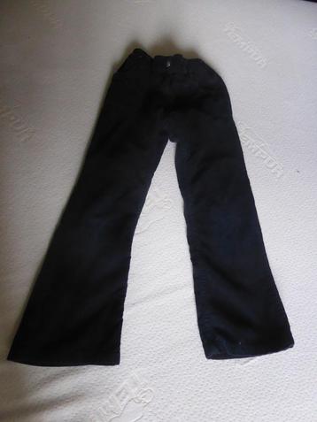 pantalon long en velours noir - taille 122