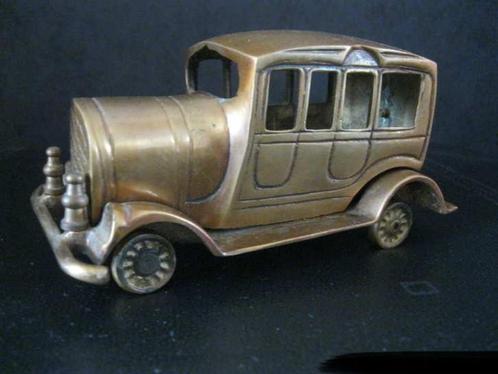 Vintage auto koperen oldtimer, Antiquités & Art, Antiquités | Bronze & Cuivre, Cuivre, Enlèvement