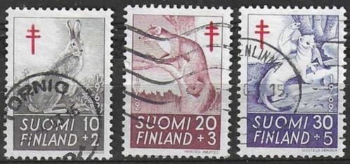Finland 1962 - Yvert 527-529 - Tegen de Tuberculose (ST), Timbres & Monnaies, Timbres | Europe | Scandinavie, Affranchi, Finlande