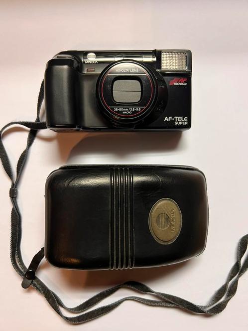 Minolta AF-Tele Super / 35mm compact camera, TV, Hi-fi & Vidéo, Appareils photo analogiques, Comme neuf, Compact, Minolta, Enlèvement ou Envoi