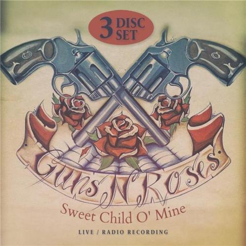 3 CD's GUNS N' ROSES - Sweet Child O´Mine - Rio 2001, CD & DVD, CD | Hardrock & Metal, Comme neuf, Envoi