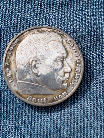 Monnaie : Paul von Hindenburg (2 reichsmarks, année 1939) 