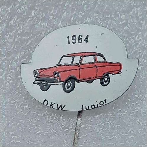 SP0765 Speldje 1964 DKW Junior rood, Collections, Broches, Pins & Badges, Utilisé, Enlèvement ou Envoi