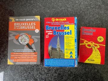 3 x de Rouck plan van Brussel Bruxelles