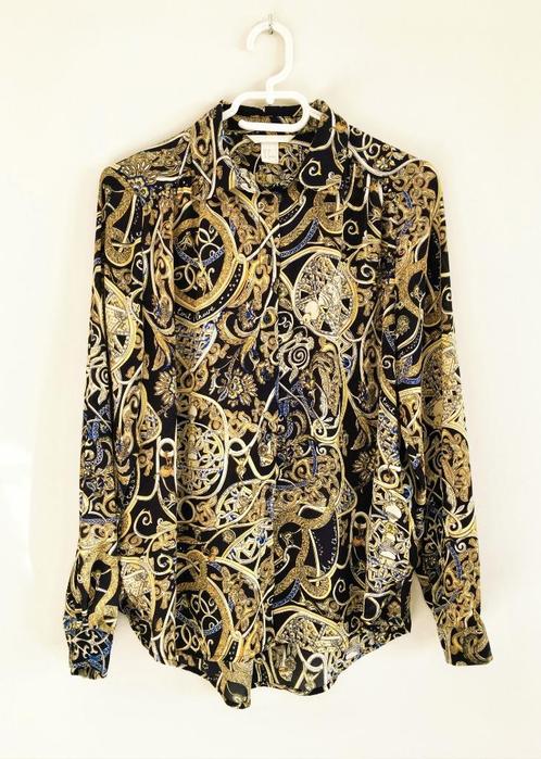 BLOUSE - prachtige oversized blouse - H & M - 38, Vêtements | Femmes, Blouses & Tuniques, Comme neuf, Taille 38/40 (M), Autres couleurs