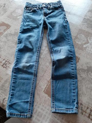 Jeans meisje maat 128 skinny