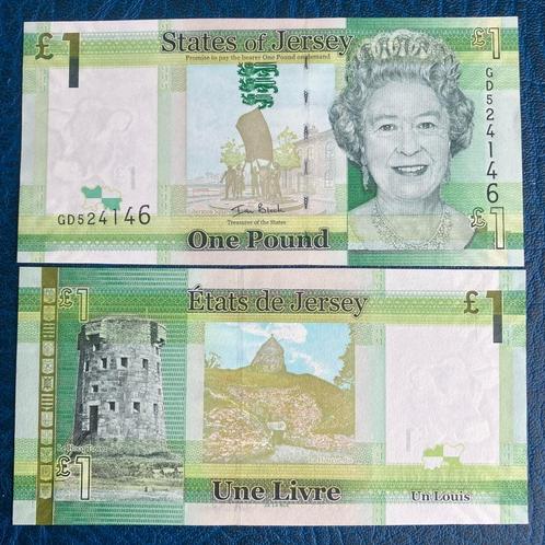 Jersey - 1 Pond 2010 - Pick 32a - UNC, Postzegels en Munten, Bankbiljetten | Oceanië, Los biljet, Ophalen of Verzenden