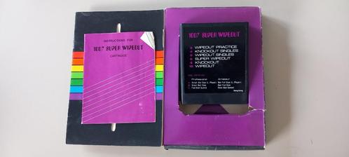 Oude Super Wipeout videogamecassette, doos uit 1981 + boekje, Games en Spelcomputers, Games | Overige, Gebruikt, Sport, 2 spelers