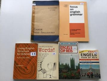 divers livres de langue anglaise et dictionnaires anglais