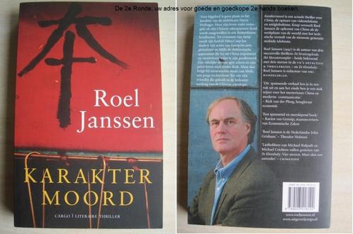 208 - Karaktermoord - Roel Janssen, Livres, Thrillers, Comme neuf, Envoi