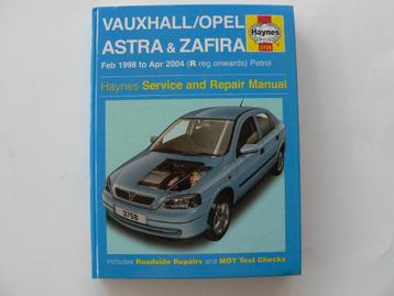 Handleiding Opel Astra & Zafira 1998 - 2004