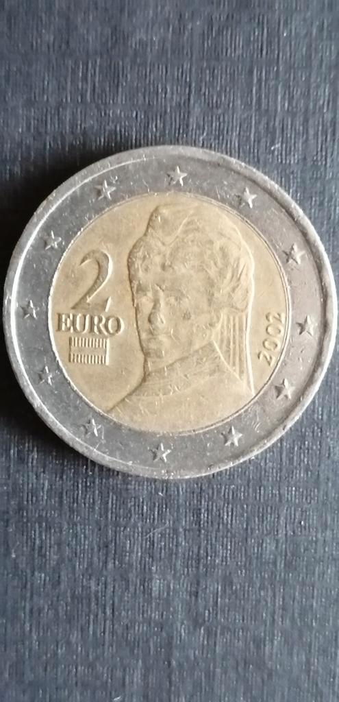 Pièce de 2 euros 2002, Bertha Sutther, une Autrichienne, Timbres & Monnaies, Monnaies | Europe | Monnaies euro, Monnaie en vrac