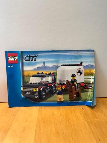 Lego city - paard met wagen