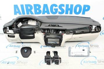 Airbag set Dashboard grijs/wit leder HUD stiksels BMW X6 F16