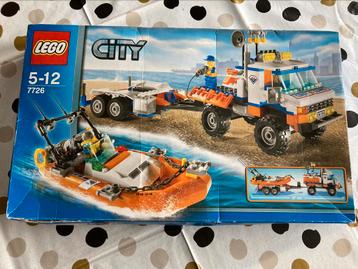 lego City Kustwachttruck met speedboot 7726 lego NIEUW