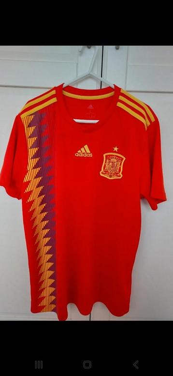 Voetbalshirt Spanje. Maat L. Adidas.