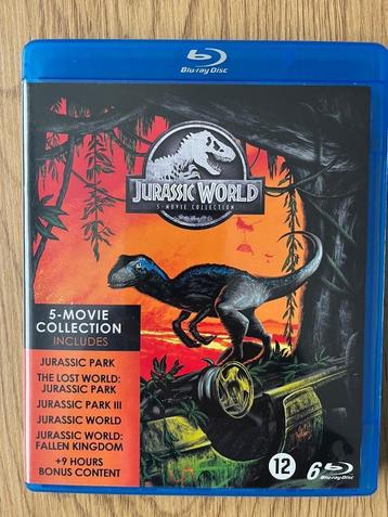 Jurassic World Jurassic Park Blu Ray NL 5 movie collection