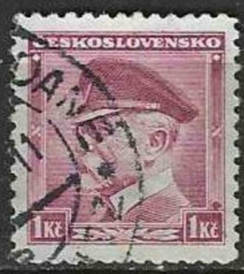 Tsjechoslowakije 1935 - Yvert 302 - President Masaryk (ST), Postzegels en Munten, Postzegels | Europa | Overig, Gestempeld, Overige landen