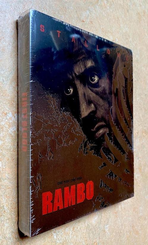 RAMBO // Collector STEELBOOK 4KUHD + 1 Livre 50 p. // NEUF!!, CD & DVD, Blu-ray, Neuf, dans son emballage, Action, Coffret, Enlèvement ou Envoi