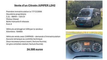 Zeer complete Citroen JUMPER campervan